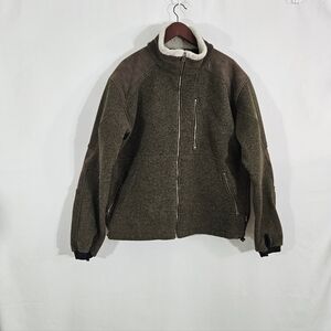 Kühl Olive Green Alpenwurx Zip Up Fleece Jacket Men Size XXL